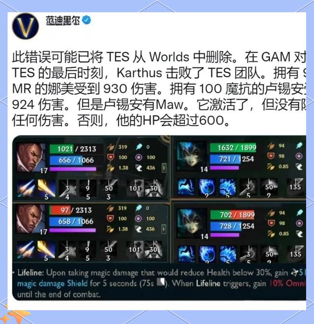 英雄联盟官方发布赛后数据，表现引争议的简单介绍